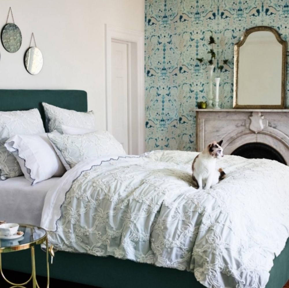 Anthropologie SET Duvet Cover AND 2 Pillowcases